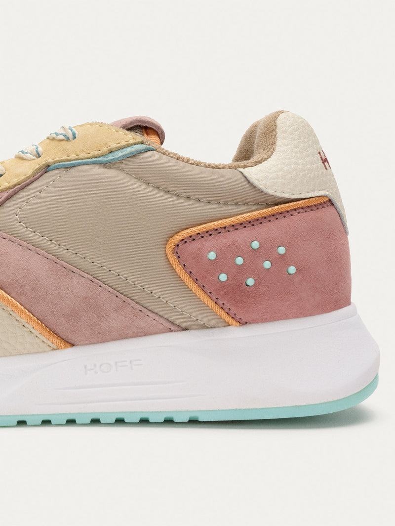 Hoff District Carnaby Women's Sneakers Khaki Pink Yellow | NAD1760QU